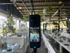 Insta360 X4 360 camera for virtual tours