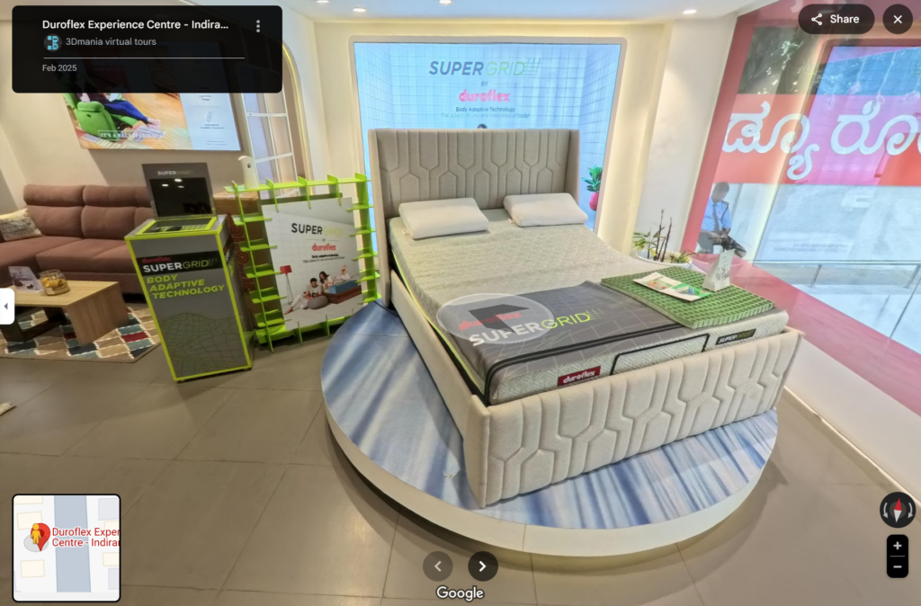 360 photo of duroflex experience centre